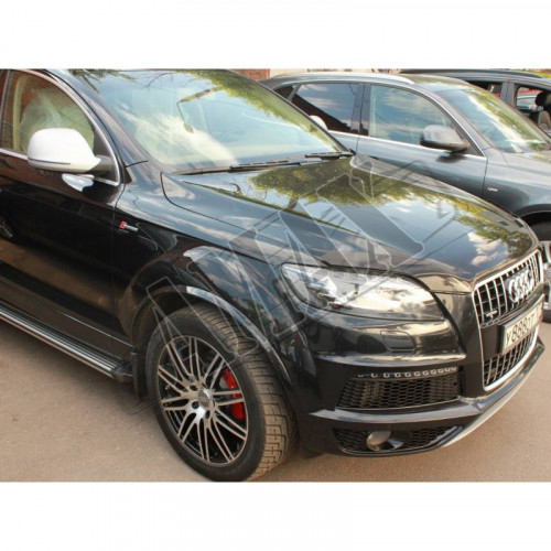Дефлектор капота (мухобойка) для Audi Q7