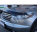 Дефлектор капота (мухобойка) для Infiniti FX-35,45