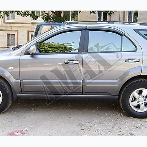 Дефлекторы дверные (ветровики) на Kia Sorento (2003-2009)