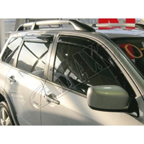 Дефлекторы дверей (ветровики) Mitsubishi Outlander (2003-2006)