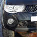 Передние фары на L200 Angel Eyes (хром) Митсубиси Л200_Mitsubishi L200 (2006-2011)