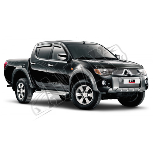 Дефлекторы дверей (ветровики) Mitsubishi L200