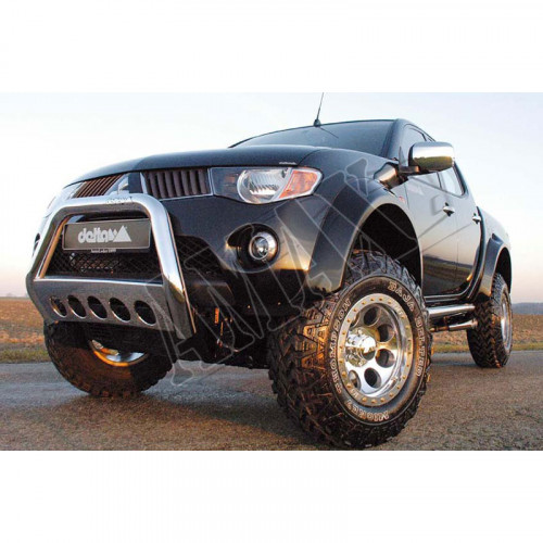 Расширители колесных арок (широкие, + 9.5 см) Митцубиси Л200_ Mitsubishi L200 (2006-2014)