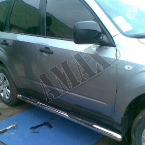 Пороги боковые (металл, трубы) для Subaru Forester