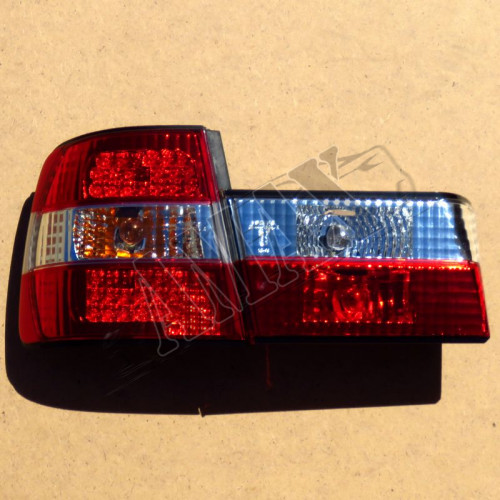 Задние фонари диодные (светлые)_BMW  5 серия E34 (88 - 95)