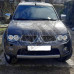 Передние фары на L200  Angel Eyes (черные) Митсубиси Л200_Mitsubishi L200 (2006-2011)