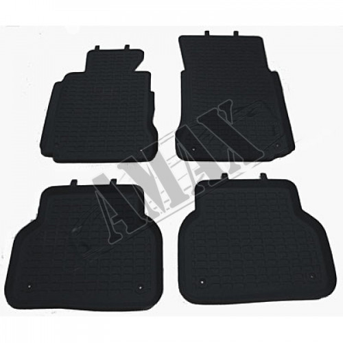Коврики резиновые в салон (2 цвета, комплект: 4 штуки)