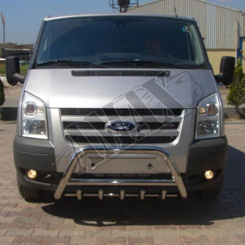 Защитная дуга переднего бампера (кенгурятник) для Ford Transit