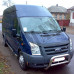 Пороги боковые (трубы, с приступом под ноги) для Ford Transit