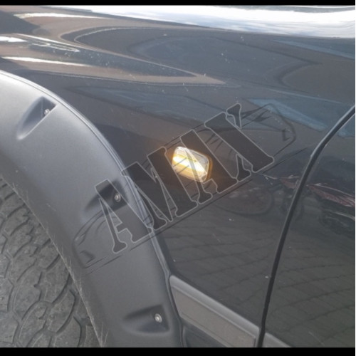 Противотуманки с линзой на Toyota Land Cruiser 100 (в хромовом варианте)