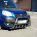 Защитная дуга переднего бампера (кенгурятник) для Fiat Doblo