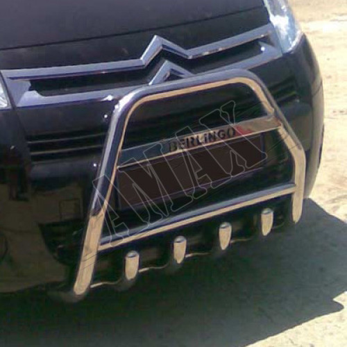 Защитная дуга переднего бампера (кенгурятник) для Citroen Berlingo (2008 - ...)
