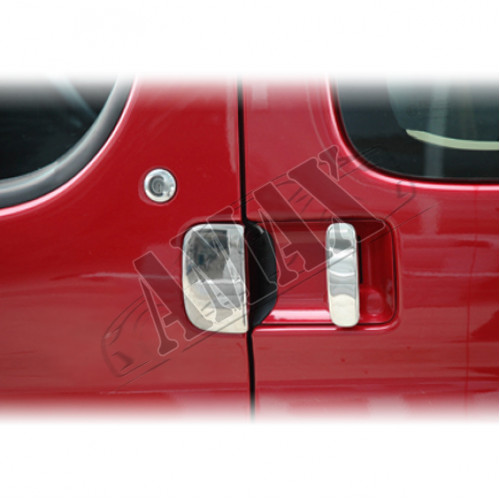 Хром на ручки дверей 5шт для Peugeot Partner (2005 - ...)