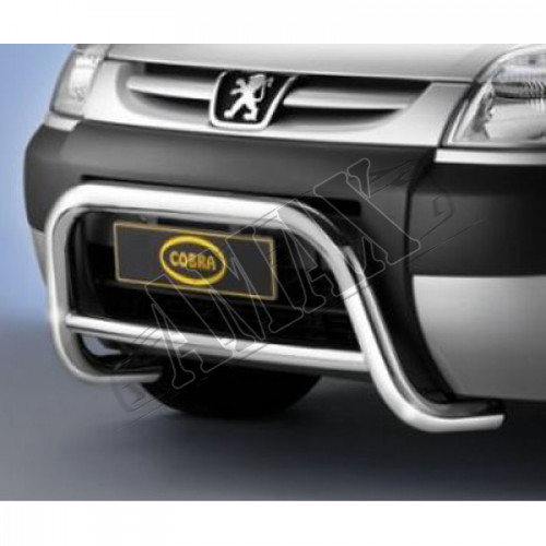 Защитная дуга переднего бампера (кенгурятник) для Peugeot Partner