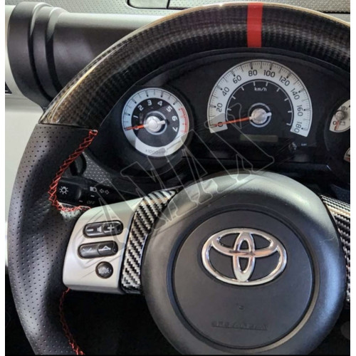 Рулевое колесо, Руль (карбон-кожа) Тойота Фджи Крузер_ Toyota FJ Cruiser (2004-2015)