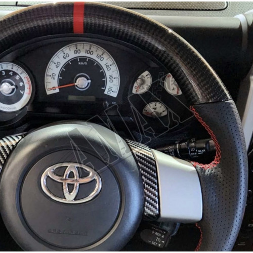 Рулевое колесо, Руль (карбон-кожа) Тойота Фджи Крузер_ Toyota FJ Cruiser (2004-2015)