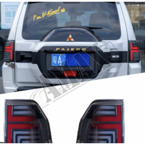 Задние фонари, оптика заднего вида - LED (NEW - LED), Митсубиси Паджеро Вагон_Mitsubishi Pajero Wagon IV (2007-2015)