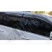 Дефлекторы дверей (ветровики) с хром молдингом (кантом)_Toyota Land Cruiser Prado 150 (09+)