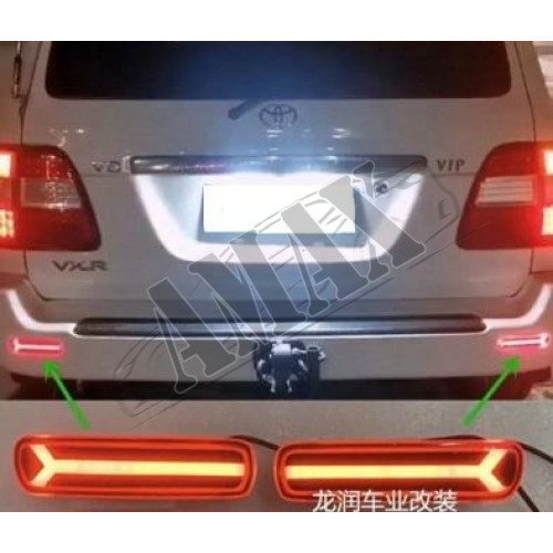 Габаритные огни в задний бампер (диодные) стиль TRD, Тойота Ленд Крузер_Toyota land Cruiser 100 (1998-2007)