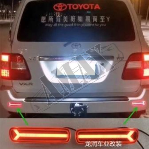 Габаритные огни в задний бампер (диодные) стиль TRD, Тойота Ленд Крузер_Toyota land Cruiser 100 (1998-2007)