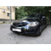 Передние фары линза черные (стиль Audi) Хонда Цивик_Honda Civivc (2006-2009)