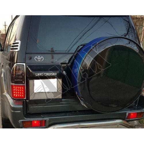 Задние фонари диодные (темно-красные) Тойота Ленд Крузер Прадо_Toyota Land Cruiser Prado 90 (1996-2002)