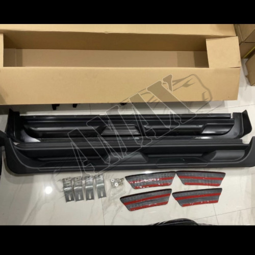Пороги боковые площадкой (оригинальный дизайн), Хюндай Туксон_Hyundai Tucson (2004-2010)