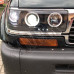 Передние фары (линза-диоды) черные Тойота Ленд Крузер_Toyota Land Cruiser 80 (1992-1997)
