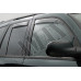 Боковые дефлекторы окон (ветровики) - черные - для Toyota Highlender