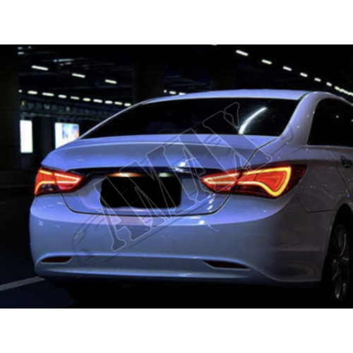 Задние фонари (LED - диодные) RED - CLEAR - Хюндай Соната_ Hyundai Sonata YF (2010-2014)