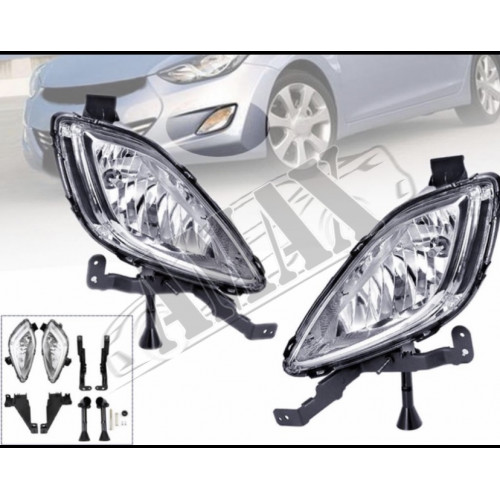 Передние противотуманные фары (ПТФ) Хюндай Элантра_Hyundai Elantra (2011-2013)
