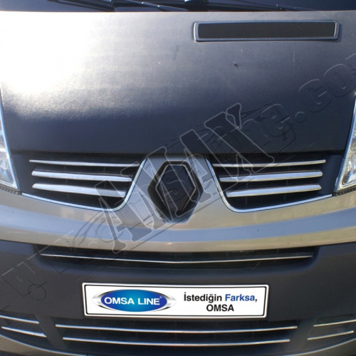 Хром на решетку радиатора для Renault Trafic (2010 - ...)