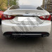 Накладка под задний бампер (диффузор), Хюндай Соната_Hyundai Sonata YF (2010-2014)