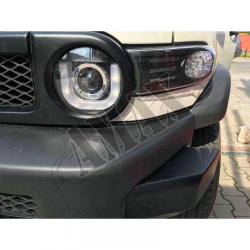 Передняя оптика, линза-диоды (подкова) Тойота Фджи Крузер_Toyota FJ Cruiser (2004-2015)