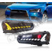 Передние фары линза-диодная полоса (стиль Audi) Митсубиси Лансер_Mitsubishi Lancer X (2008-2015)