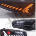 Передние фары линза-диодная полоса (стиль Audi) Митсубиси Лансер_Mitsubishi Lancer X (2008-2015)