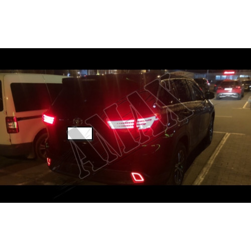 Оптика заднего вида, фонари (LED-диодные), Тойота Хайлендер_Toyota Highlander (2014-2019)
