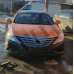 Фары передние ( черные ) для Hyundai Sonata YF