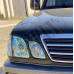 Передние фары зеленые (линза) в Original Style-Лексус ЛХ_Lexus LX-470 (1998-2007)