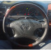Руль, Кермо, Рулевое колесо (темное дерево - черная кожа), Тойота Камри_Toyota Camry30 (2004-2006)