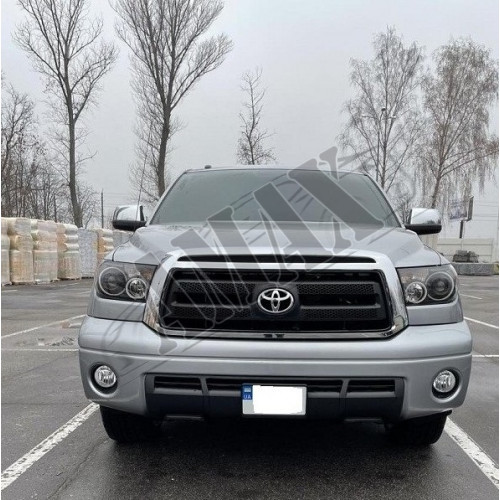 Передние фары (головная оптика) черные Тойота Тундра_Toyota Tundra (2007-2014)