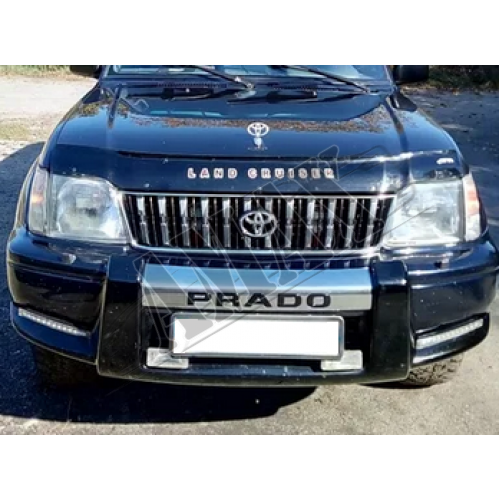 Накладка переднего бампера (губа) Тойота Ленд Крузер Прадо_Toyota Land Cruiser Prado 90 (1996-2002)