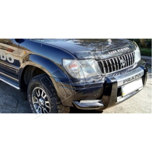 Накладка переднего бампера (губа) Тойота Ленд Крузер Прадо_Toyota Land Cruiser Prado 90 (1996-2002)