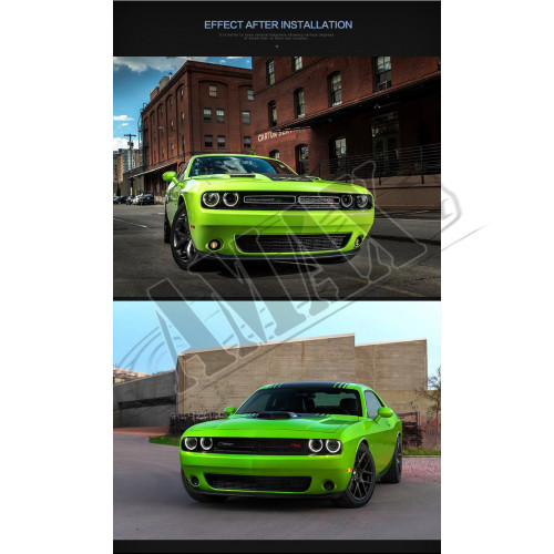 Фары передние (оптика головного света) Додж Челленджер_ Dodge Challenger (2015-2019)