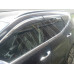 Дефлекторы дверей (ветровики) с хромовым кантом на Hyundai Santa Fe  от 2013 +