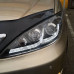 Передние фары линзовые в черном и хромовом стиле Тойота Камри_Toyota Camry 30 (2002-2006)