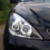 Фары передние с линзой (хромовые / черные) Лексус_Lexus ES 300 (2001-2006)