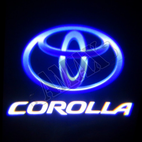 Логотип подсветка в карту дверей штатная, Тойота Королла_Toyota Corolla (2007-2012)