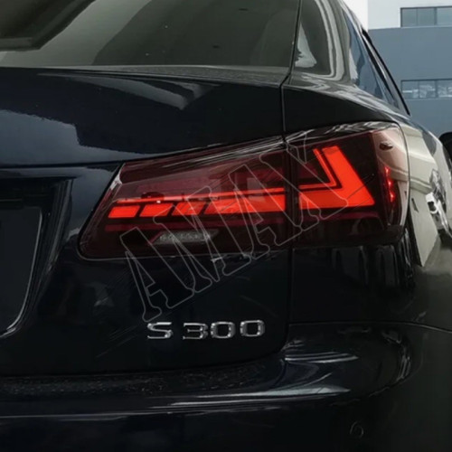 Задние фонари светодиодные, красно-светдые (LED) Лексус_Lexus IS (2005-2013)