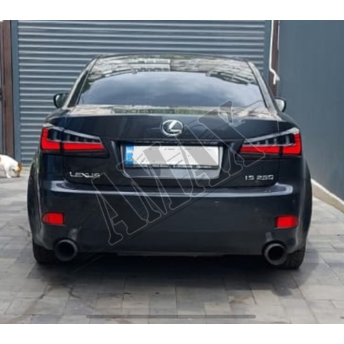 Задние фонари светодиодные, красно-светдые (LED) Лексус_Lexus IS (2005-2013)
